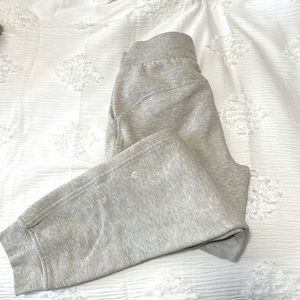 Lululemon scuba sweatpants in heather grey